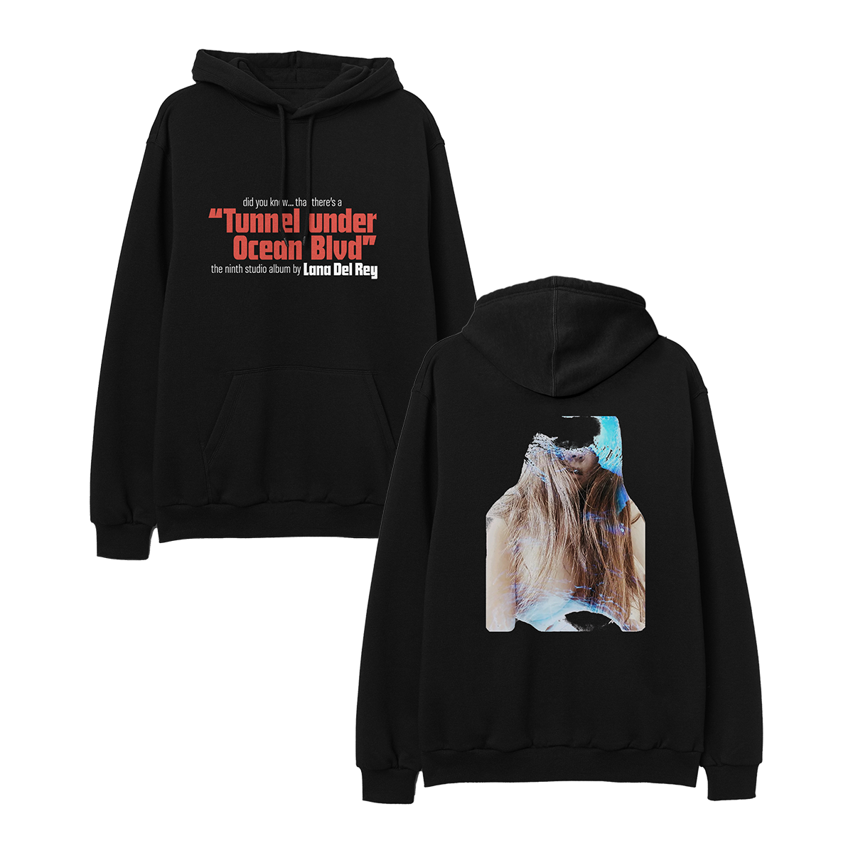 Under Ocean p/o Hoody Black - Store Lana Del Rey