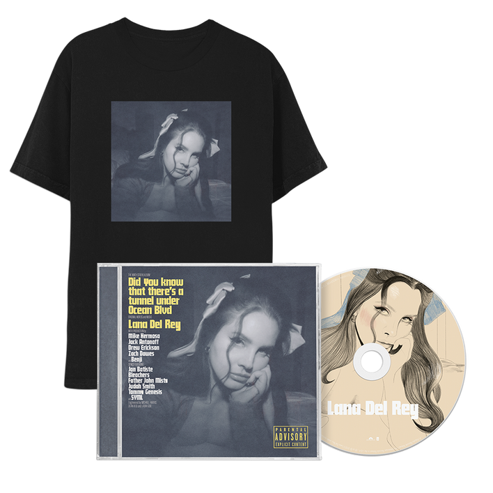 CD + album t-shirt - noir