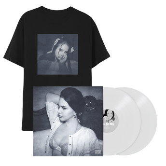 Vinyle blanc exclusif + album t-shirt - noir