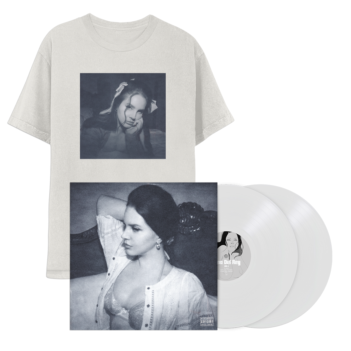 Vinyle blanc exclusif + album t-shirt - natural